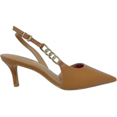 Imagem de Sapato Feminino Scarpin Social Casual Dia a Dia Passeio Trabalho Salto Fino Médio Conforto Vizzano 1456.104