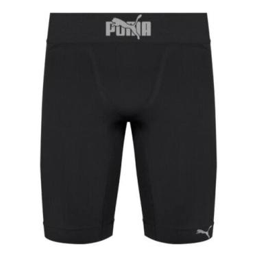 Imagem de Cueca Puma Long Leg Microfibra Sem Costura Adulto Cós 45MM, Preto, M