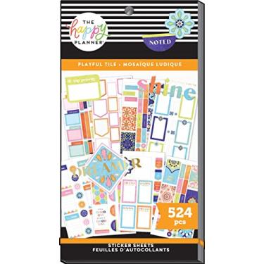 Imagem de Pacote econômico de adesivos Happy Planner, azulejo divertido, 524
