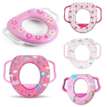 Imagem de ASSENTO REDUTOR SANITARIO INFANTIL ALCAS ADAPTADOR MENINA