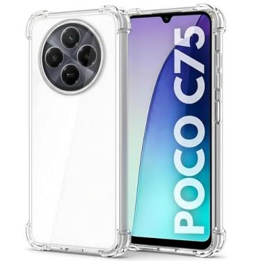 Imagem de Capa Slim Premium para Xiaomi [Poco C75] Capinha Transparente Anti Impacto com [Proteção de Câmera] Case Resistente Anti Riscos, Leve e com TPU Reforçada