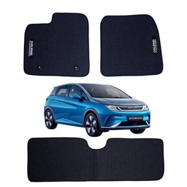 Imagem de Conjunto Tapete 3pç Byd Dolphin Impermeável Premium 23 A 25 Fácil Limp