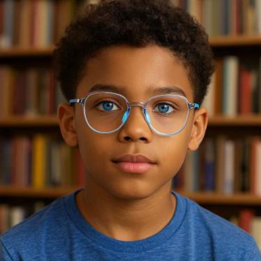 Imagem de Armação de óculos p/ grau criança-infantil flexível-diamanti d - ALÍKI