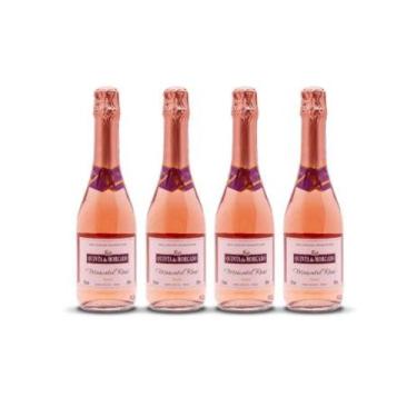 Imagem de Espumante Moscatel Rosé Quinta do Morgado 660ml - Kit 04 garrafas