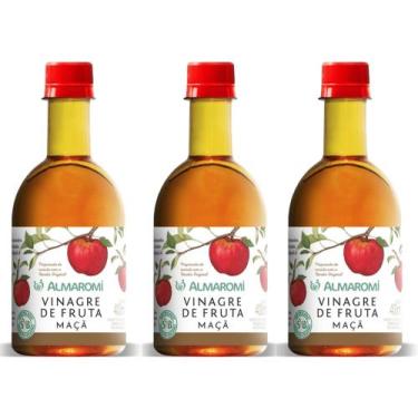 Imagem de Vinagre de Maçã Almaromi 400 ml Kit com 3 unidades