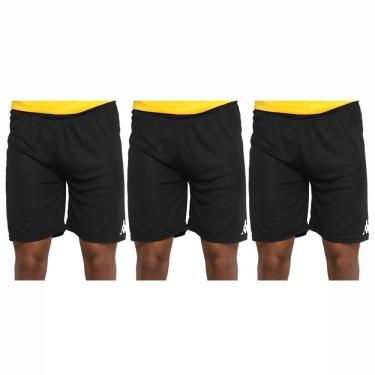 Imagem de Kit 3 Shorts Kappa Xaron 2.0 Masculino