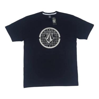 Imagem de Camiseta Volcom Circle Texture SM25 Masculina-Masculino