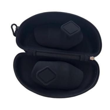 Imagem de oshhni Alças antiderrapantes para levantamento de peso, proteção para as, luvas leves para proteção mãos, protetores para barras de halteres, Preto