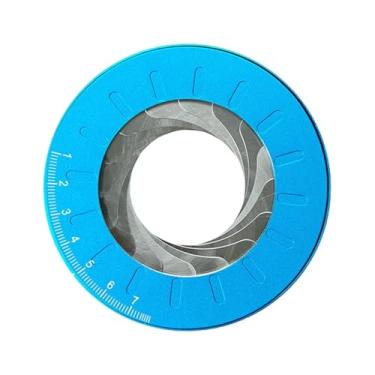 Imagem de Bothyi Ferramenta de desenho circular Régua de desenho circular Régua redonda rotativa para carpintaria Ferramentas para medição de madeira, Azul