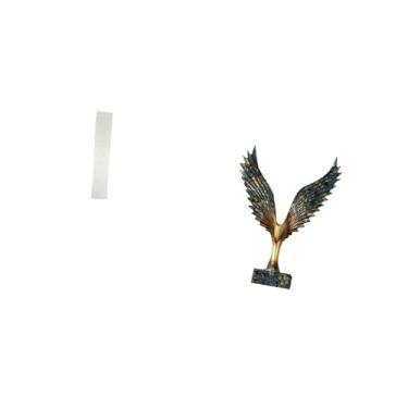 Imagem de Fenteer Abajur de Resina com Escultura de Asa Aberta, Decoração para Sala de Estar, Ornamento de Feng Shui, Luminária de Pé, Abajur