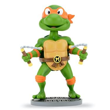 Imagem de NECA Teenage Mutant Ninja Turtles (Classic) Head Knocker Michelangelo Toy Figure