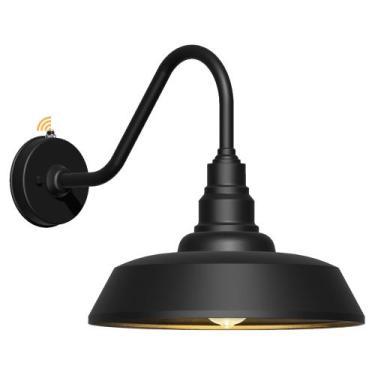 Imagem de Barn Light Franing 12", do crepúsculo ao amanhecer, LED de pescoço de 