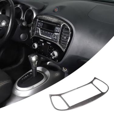 Imagem de Aotumcer Adesivo decorativo para moldura de tela de navegação de controle central de carro para Nissan Juke Infiniti ESQ 2011-2019 Acessórios Tela de navegação central do carro A/C Painel de Controle