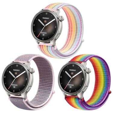 Imagem de Harikiri Pulseiras compatíveis com Amazfit Balance de 46 mm, pulseira de nylon de 22 mm para Amazfit GTR 2/GTR 2e/GTR 3/GTR 3 Pro/GTR 4/GTR 2e/GTR 47 mm/Amazfit Stratos/Stratos 2/2s/stratos 3/Pace