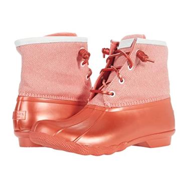 Imagem de Sperry Bota feminina Saltwater Chelsea, Rosa metálico, 9.5
