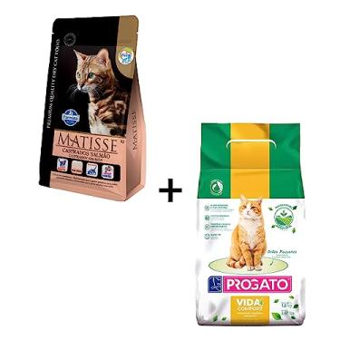 Imagem de Ração Matisse Gatos Adultos Castrados Salmão 7,5kg + Surpresa