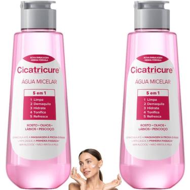Imagem de Kit Cicatricure Água Micelar 5 Em 1 Rosto Facial Demaquila