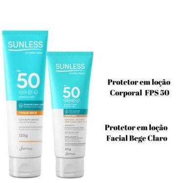 Imagem de Protetor Solar Corporal FPS 50 120g + Protetor Solar Facial FPS 50 60g