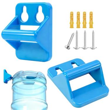 Imagem de 2 peças de suporte multifuncional para balde de gelo, suporte de gancho de balde de gelo, adequado para suporte de secagem Saf-T-Ice Tote, com parafusos e âncoras, para secagem sanitária, limpeza