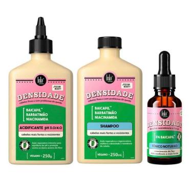 Imagem de Lola Cosmetics Densidade Kit  Shampoo + Acidificante + Tônico Noturno 