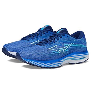 Imagem de Mizuno Tênis de corrida feminino Wave Rider 27, Ultramarino-branco, 40