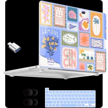 Imagem de MEEgoodo Capa para M2 MacBook Pro 13 polegadas 2022 2021 2020, capa de cristal serve para modelos A2338 M2/M1 A2251 A2289, capa transparente para laptop de 13,3 polegadas, capa rígida para MacBook Pro