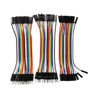Imagem de Kit De Fios Dupont Para Arduino 10cm 20cm 30cm Fios Jumper 20/40 Pinos