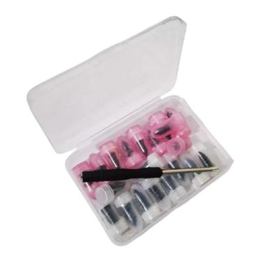 Imagem de KiBcsLic Kit de pregos para reparo de pneus, plugues espirais leves para reparo de pneus, acessórios para motocicletas, peça de reposição profissional, com Chave de Fenda