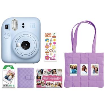 Imagem de Pacote de férias da câmera Fujifilm Instax Mini 12 2025 - azul