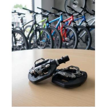 Imagem de Pedal Clip Plataforma Absolute Dual 9/16 Spd C/ Tacos Bike Cor:Preto, 