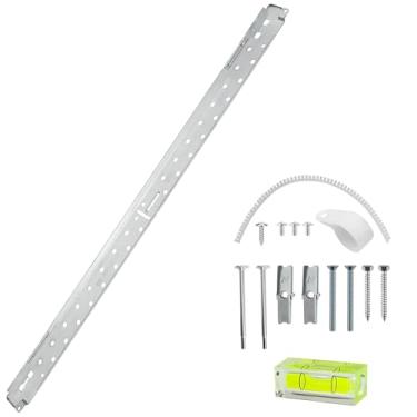 Imagem de WB56X35363 Kit de placa de montagem de micro-ondas - com nível de coluna e parafusos opcionais para instalação na parede/armário (WB56X35363 e WB02X35527 Kit com nível)