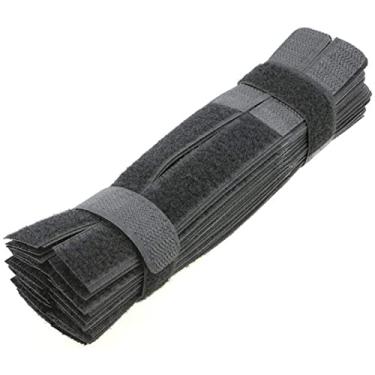 Imagem de 50 unidades de Aplicações Cabo Reutilizáveis com Gancho e Organizador Cabos Organização Fios Versátil Organizadores Gara