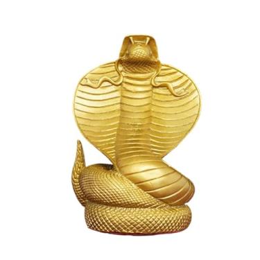 Imagem de Estatueta requintada de serpente de escultura de cobra de latão para decoração de prateleira de sala de estar, exibição de loja e coleção de cobra do zodíaco chinês