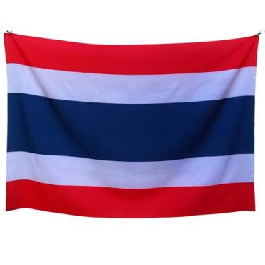Imagem de Bandeira Decorativa Tailândia, Uso Interno e Externo, Oxford Premium, Sublimação a Laser, 150x100cm, Multicolorido