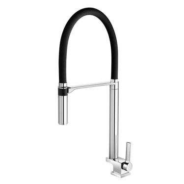 Imagem de Torneira Docol Doc 738957 De Bancada Cromada-preta