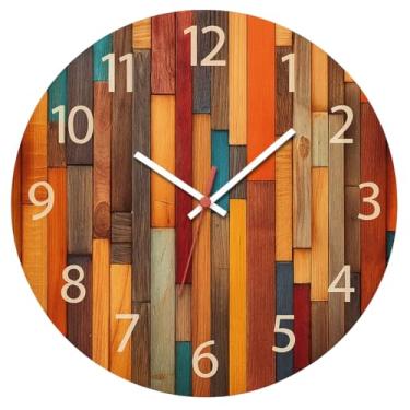 Imagem de Relógio de Parede Luxo Preto com Dourado – Design Abstrato 3 Moderno 29cm Pendulart (abstrato26)