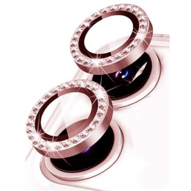 Imagem de Kit 2 Película Lente Câmera Compatível Com Moto Edge 50 G15 G35 G55 G75 G84 G85 rosa brilho G85