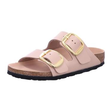 Imagem de Birkenstock Arizona Big Buckle Gracef. Branco pérola, Birko Flor, unissex adulto PIANELLE, bege, 6