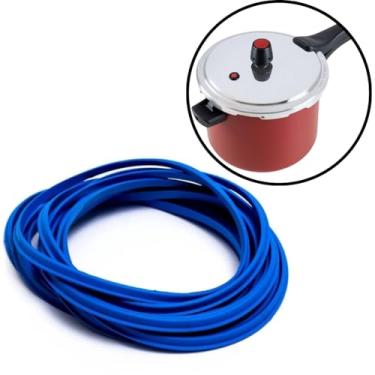 Imagem de Kit 10 Borrachas Panela de Pressão Silicone 4,5 6l Fechamento Externo Anel de Vedação