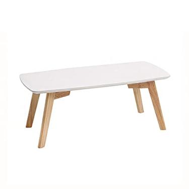 Imagem de Mesa lateral, mesa de centro, mesa baixa estilo japonês/mesa de jantar quadrada doméstica/mesa de lazer, para quarto de tatami, janela de sacada, sala de chá (cor: A, tamanho: 60 x 40 x 30 cm)