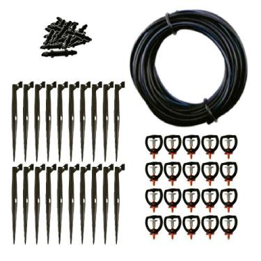 Imagem de Kit 20Und Micro aspersor 112Lph Irrigação Completo Instalação Fácil - 