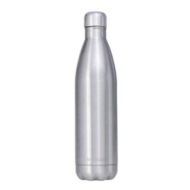 Imagem de Garrafa Térmica 750ml Aço Escovado Prata - Bagaggio, U