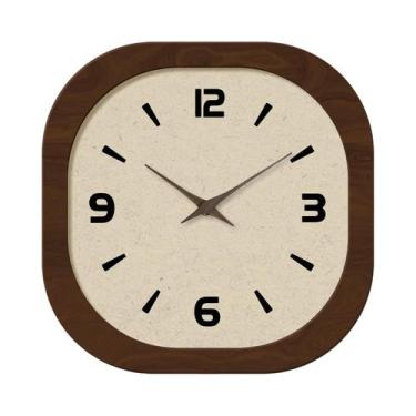 Imagem de Relógio De Parede Retro Estilo Francês De Cristal De Porcelana De 12 P