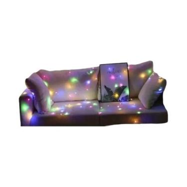 Imagem de Cortina De Luzes LED 3x3/2/1m Com Controle Remoto, Luzes De Natal E An