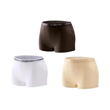 Imagem de Calcinhas Esportivas Femininas De Algodão Sem Costura 3 Peças Cores Só