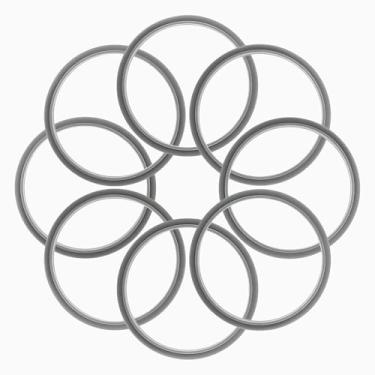 Imagem de RURBRIN Anel de vedação de borracha de substituição para juntas para liquidificador Nutribullet 900W e 600W, compatível com Nutribullet Pro 900-8 pacotes