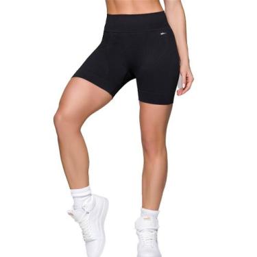 Imagem de Shorts Selene Sport Feminino Fitness De Academia Original, Preto, GG