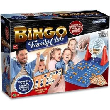 Imagem de Bingo Family Club 48 Cartelas Brinquemix