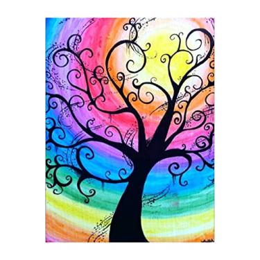 Imagem de Kit DIY de Árvores 5D com Broca Completa Mosaico Rhinestones Acrílico Arte Decorativa Parede para Casa Presente Ferramentas Apoio Sem Moldura