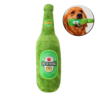 Imagem de Brinquedo de Pelúcia Para Pet Garrafa De Cerveja Fluffie - C3b